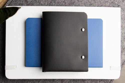 Unstitched Leather Twofold Wallet