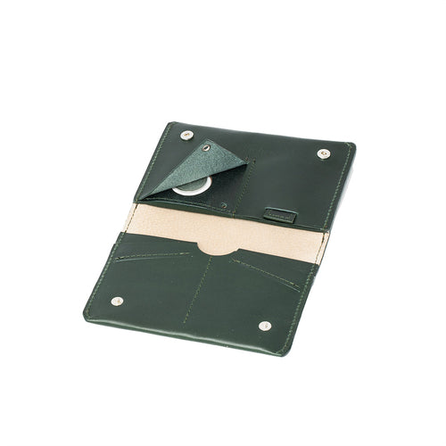 Leather AirTag Travel Wallet