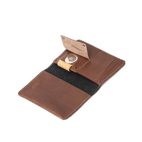 Leather AirTag Travel Wallet